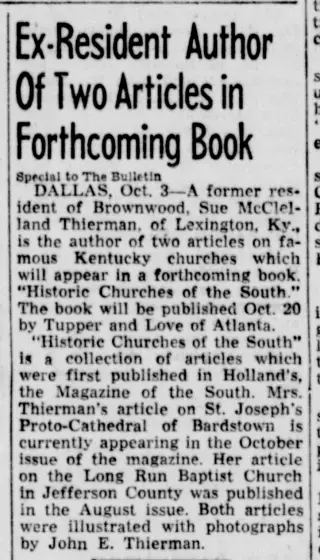 other Newspaper clipping from Oct 3, 1952 5741127