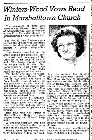 Marriage Newspaper clipping from Oct 18, 1955 5741363