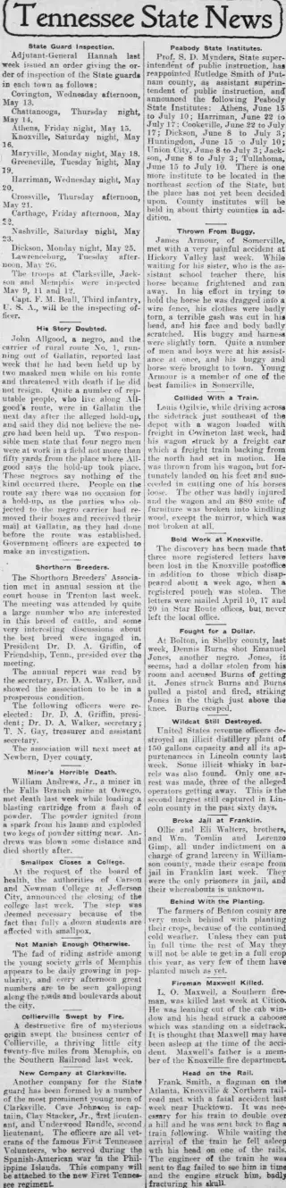 other Newspaper clipping from May 15, 1903 5741451