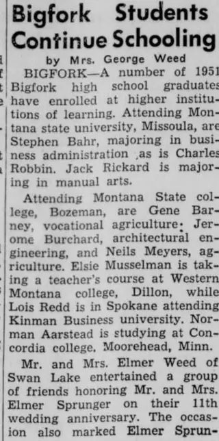 other Newspaper clipping from Oct 5, 1951 5741524
