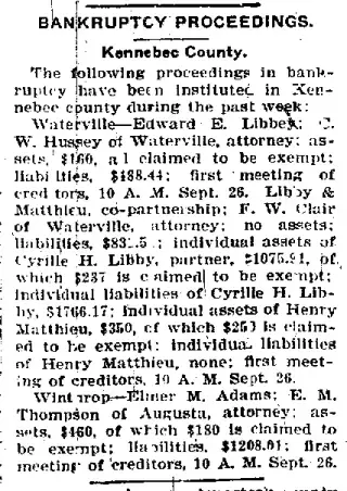 Business Newspaper clipping from Sep 8, 1902 5741790