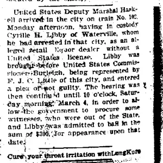 Crime Newspaper clipping from Feb 28, 1905 5741799