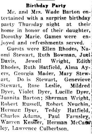 other Newspaper clipping from Dec 3, 1937 5741935