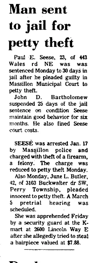 other Newspaper clipping from Feb 25, 1975 5742618