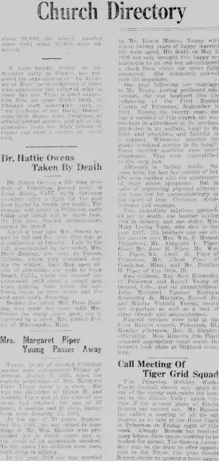 other Newspaper clipping from Aug 14, 1931 5742957