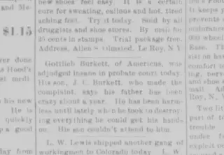 other Newspaper clipping from Aug 10, 1898 5743362