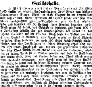 other Newspaper clipping from Feb 23, 1866 5743366