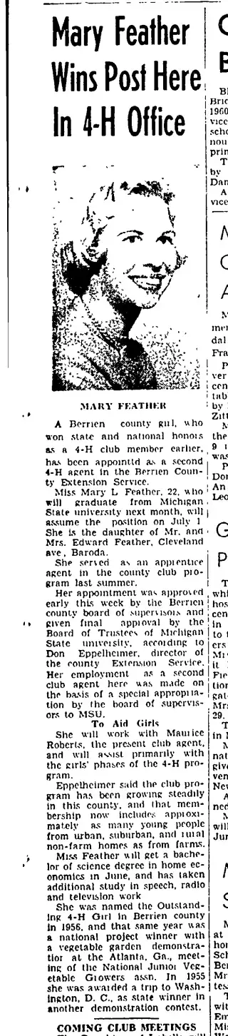 other Newspaper clipping from May 21, 1960 5743407