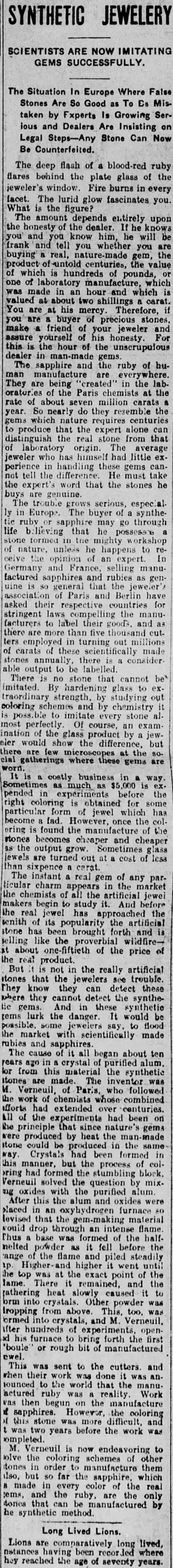 other Newspaper clipping from Feb 6, 1913 5743584