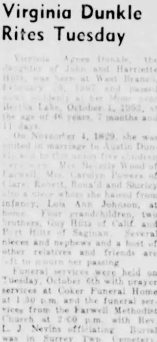 other Newspaper clipping from Oct 8, 1953 5743618