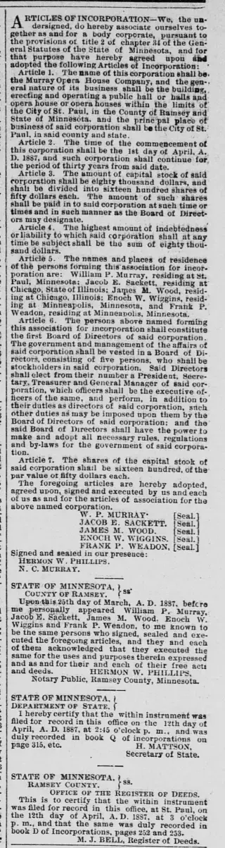 other Newspaper clipping from Apr 23, 1887 5743823