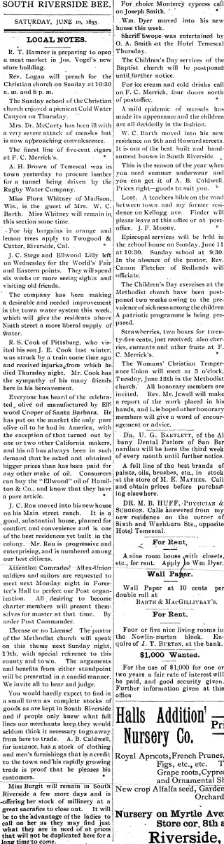 other Newspaper clipping from Jun 10, 1893 5744355