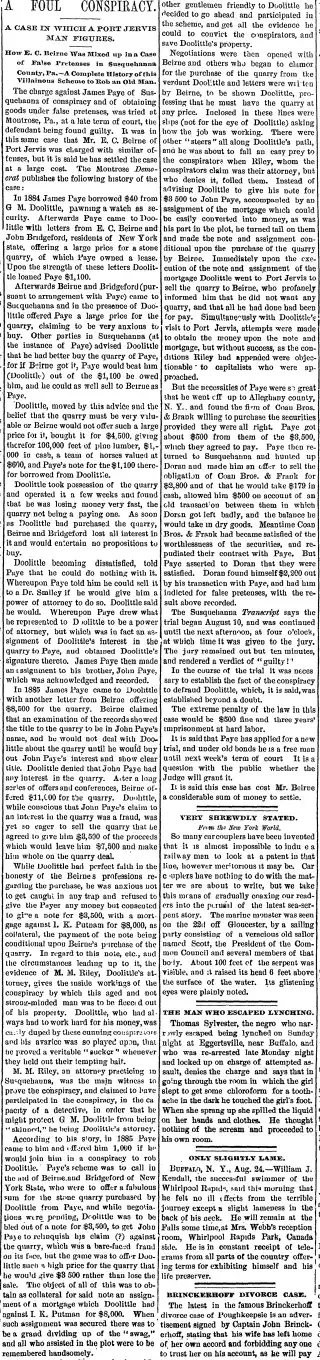 other Newspaper clipping from Aug 26, 1886 5744674