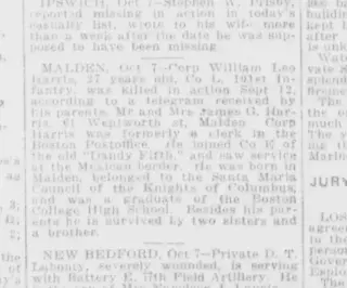 other Newspaper clipping from Oct 8, 1918 5745816