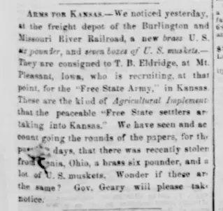 other Newspaper clipping from Oct 5, 1856 5746160