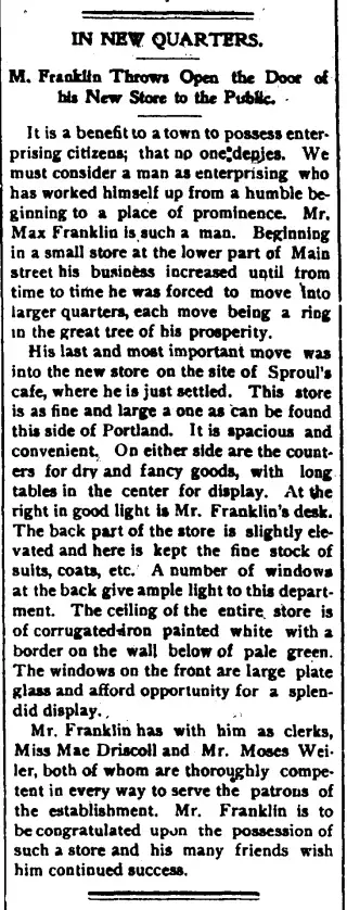 other Newspaper clipping from Jun 3, 1903 5746727
