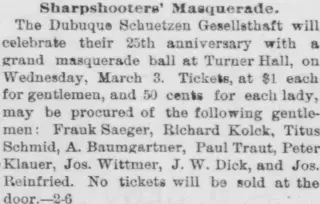 Marriage Newspaper clipping from Feb 28, 1886 5746913