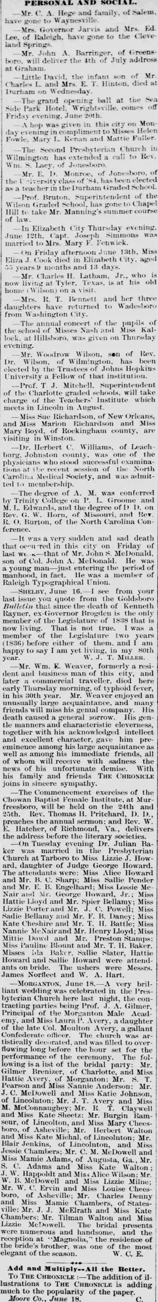 other Newspaper clipping from Jun 21, 1884 5746922