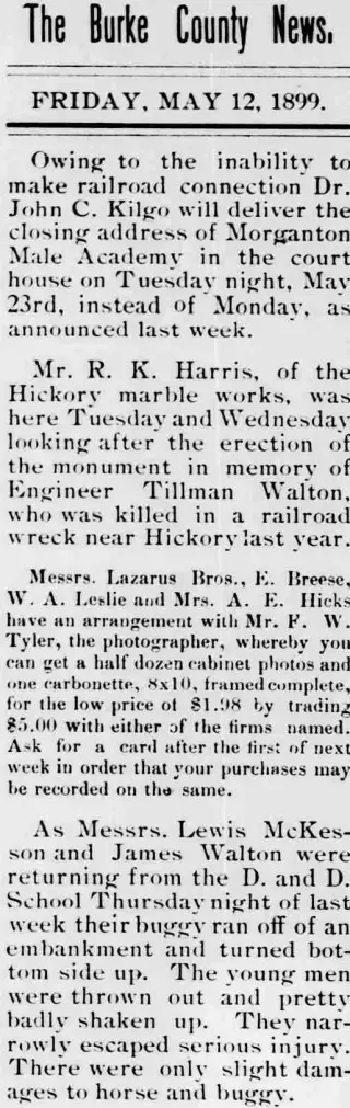 other Newspaper clipping from May 12, 1899 5746927