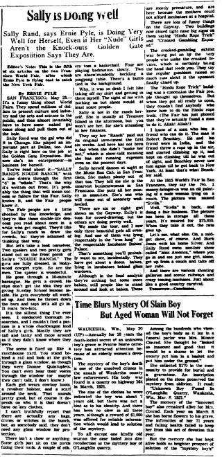 other Newspaper clipping from May 24, 1939 5746932