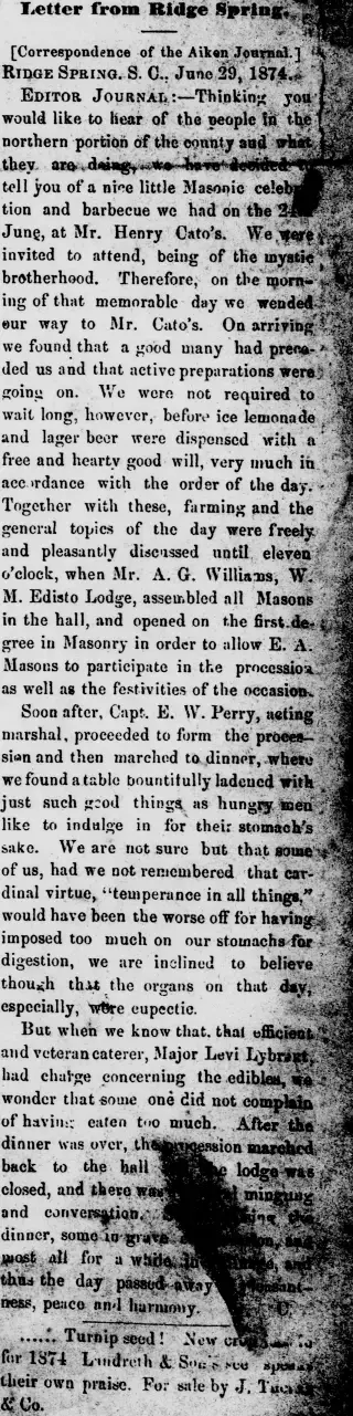 other Newspaper clipping from Jul 4, 1874 5747046