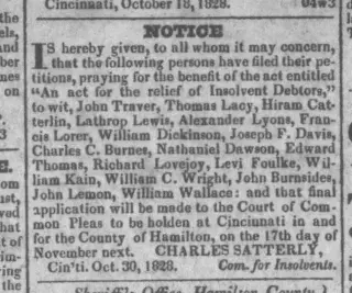 other Newspaper clipping from Nov 4, 1827 5747270