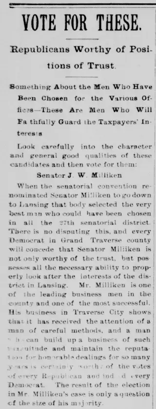 other Newspaper clipping from Nov 4, 1898 5747318