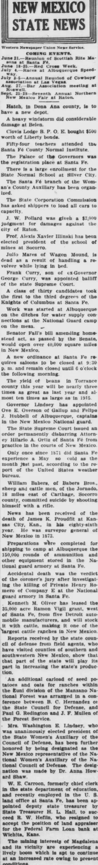 other Newspaper clipping from Jun 16, 1917 5747388