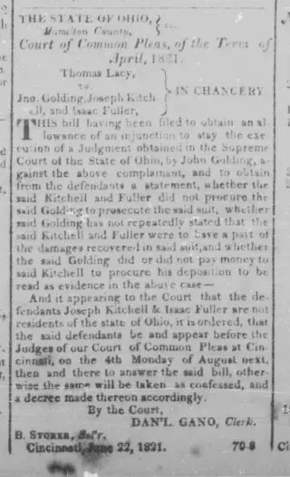 other Newspaper clipping from Aug 4, 1821 5747394