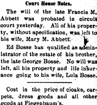 other Newspaper clipping from Oct 17, 1901 5747596