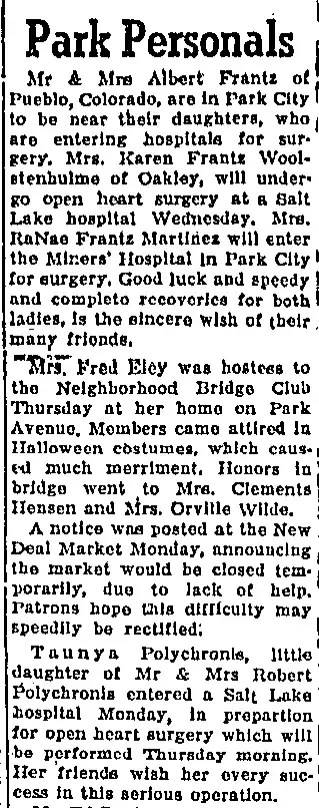 other Newspaper clipping from Nov 2, 1961 5747880