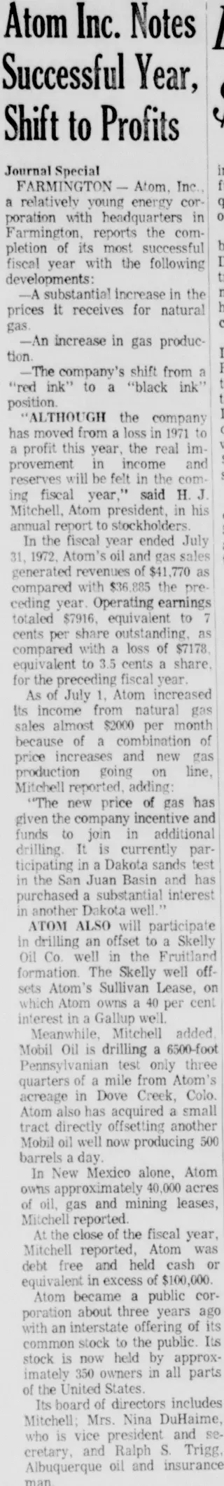 other Newspaper clipping from Nov 29, 1972 5747948