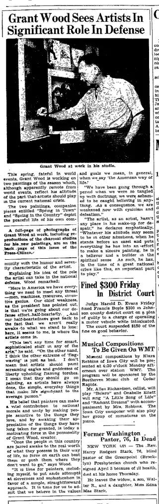other Newspaper clipping from May 3, 1941 5748007