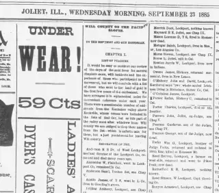other Newspaper clipping from Sep 23, 1885 5748086