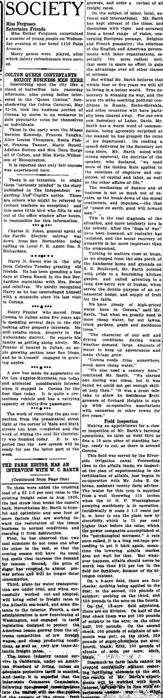 other Newspaper clipping from May 12, 1921 5748456