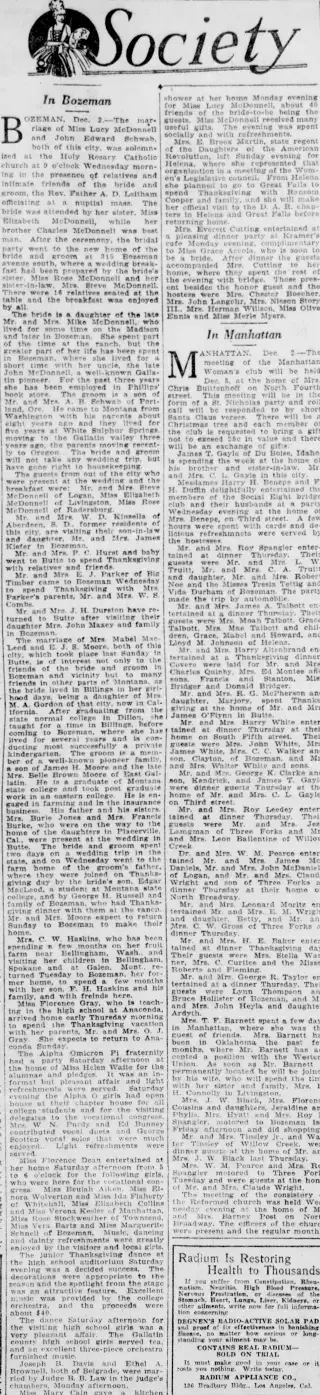 other Newspaper clipping from Dec 3, 1922 5748492
