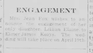 Marriage Newspaper clipping from Apr 10, 1947 5748755