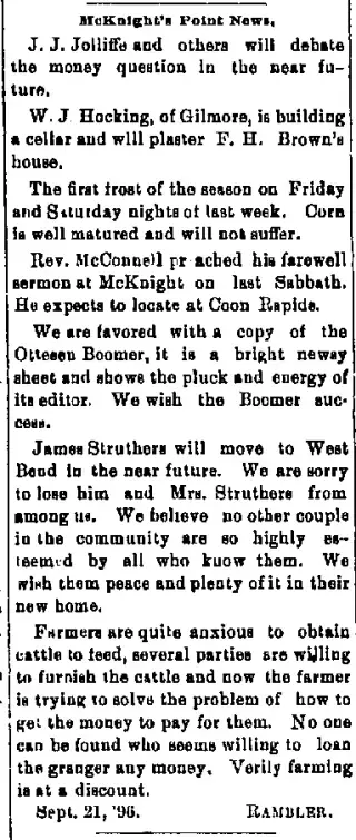 other Newspaper clipping from Sep 24, 1896 5749024