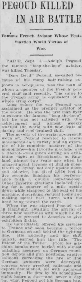 other Newspaper clipping from Sep 1, 1915 5749175