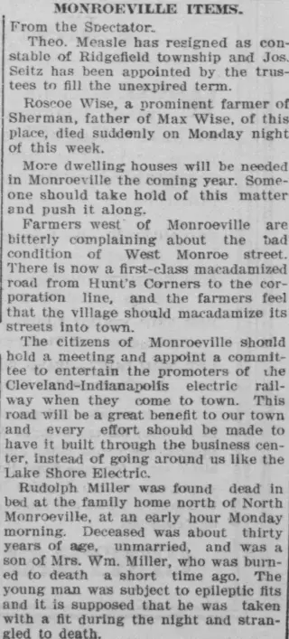 other Newspaper clipping from Dec 19, 1906 5749185