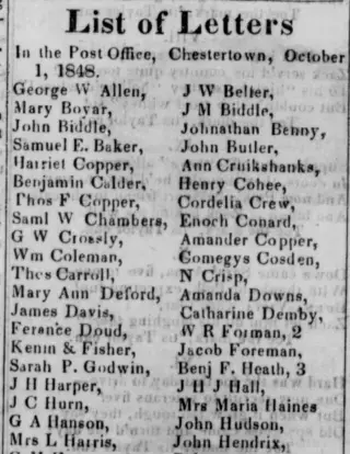 other Newspaper clipping from Oct 14, 1848 5749208