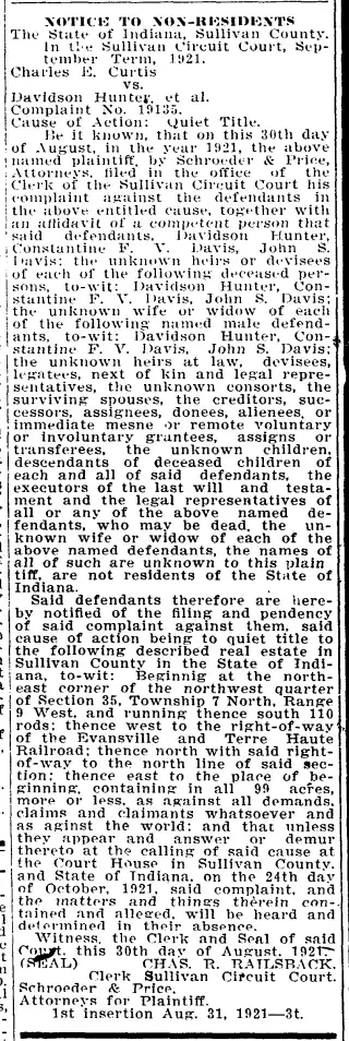 other Newspaper clipping from Sep 7, 1921 5749457