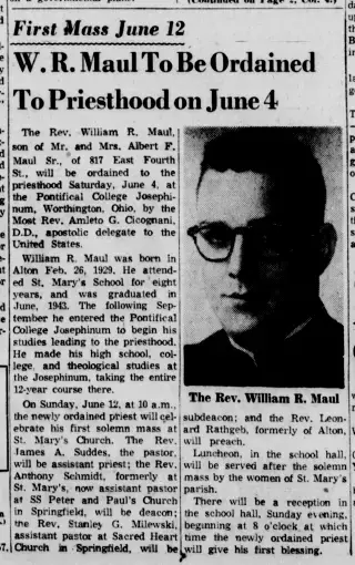 Religion Newspaper clipping from May 28, 1955 5749818
