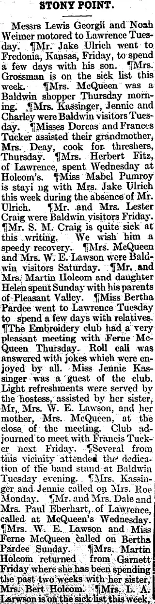 other Newspaper clipping from Aug 25, 1915 5750138