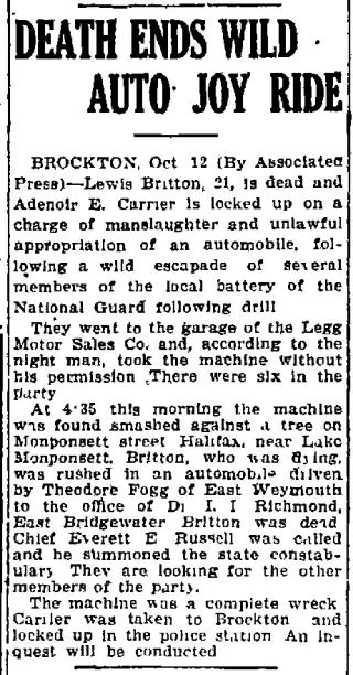 other Newspaper clipping from Oct 12, 1923 5750260