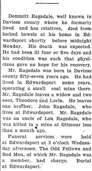 other Newspaper clipping from Feb 8, 1908 5750453