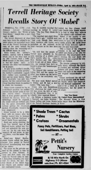 other Newspaper clipping from Apr 19, 1974 5750498