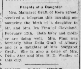 Birth Newspaper clipping from Feb 13, 1913 5750724