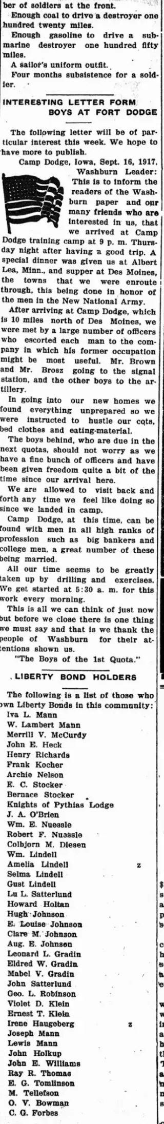 other Newspaper clipping from Sep 14, 1917 5750744