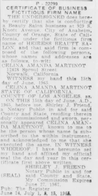 other Newspaper clipping from Jun 24, 1965 5750796